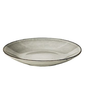 Broste Copenhagen - Pasta plate &#039;Nordic Sand&#039; Stoneware 