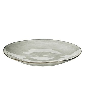 Broste Copenhagen - Big plate &#039;Nordic Sand&#039; Stoneware 