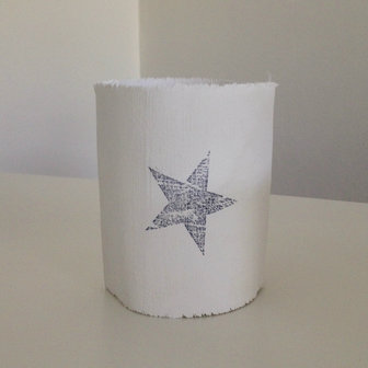 distelroos-AfroDutchPaperStone-Tealight-holder-star-theelichthouder