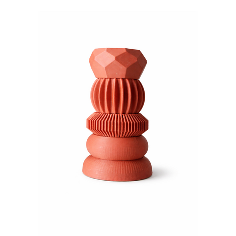 distelroos-Bon-Lifestyle-Modulaire-Kandelaar-Donut-Terracotta