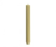 Rustik Lys - Dinner candle 2,6 x 30 cm Beige olive