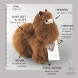 Inkari - Alpaca stuffed animal Walnut S