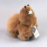 Inkari - Alpaca stuffed animal Hazelnut S