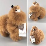 Inkari - Alpaca stuffed animal Hazelnut S