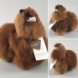 Inkari - Alpaca stuffed animal Choco cream S