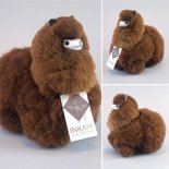 Inkari - Alpaca stuffed animal Choco cream S