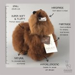Inkari - Alpaca stuffed animal Choco cream S
