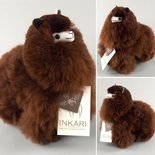Inkari - Alpaca stuffed animal Chocolate S