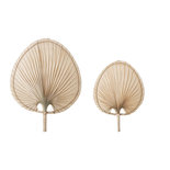 Bloomingville - Wall decor Nature Palm leaf Oumou set of 2