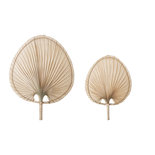 Bloomingville - Wall decor Nature Palm leaf set of 2