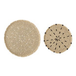 Bloomingville - Plate Seagrass Nature set of 2