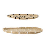 Bloomingville - Plate Seagrass Nature set of 2