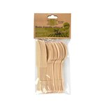 Esschert Design - Wooden cutlery s/8