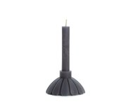 Rustik Lys - Candle Sculpture Petal dark grey