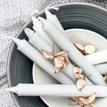 Rustik Lys - Dinner candle 2,2 x 19 cm Cool grey