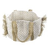 Mars & more - Bag jute cotton white with fraying