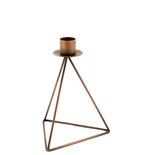 MrsBloom - Candle holder Christian antique copper