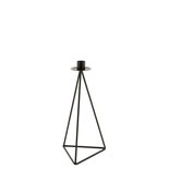 MrsBloom - Candle holder Christian XL black