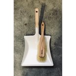 Mijn Stijl - Brush and dustpan white L