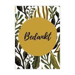 BDdesigns - Card Bedankt