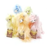 Inkari - Alpaca stuffed animal Suri pastel sunflower S