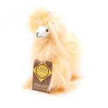 Inkari - Alpaca stuffed animal Suri pastel peach S