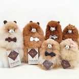 Inkari - Alpaca Bow ties earth S s/6