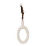 Present Time - Vase Ring oval high Ivory