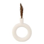 Present Time - Vase Ring round Ivory