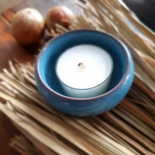 Broste Copenhagen - Tea light holder blue
