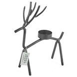 Kolony - Tea light holder deer black S