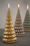 Rustik Lys - Outdoor Christmas tree candle Gold
