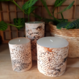 Broste Copenhagen - Pillar candle Bark Flower L