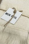 Mijn Stijl - Dishcloth with fringes Creamy s/2