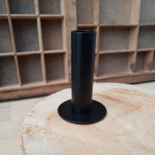 Candle holder Tube S black