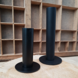 Candle holder Tube S black