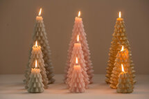 Rustik Lys - Christmas tree candle Forest L