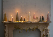 Rustik Lys - Christmas tree candle Forest L
