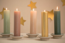 Rustik Lys - BY KIMMI Advent candle Tea green