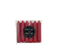 Rustik Lys - Gift dinner candle Red