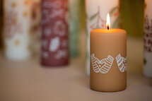 Rustik Lys - BY KIMMI Candle Winter feeling Apricot