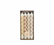 Rustik Lys - BY KIMMI Dinner candle Cube s/4