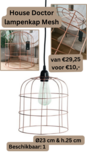 House Doctor - Lamp shade Mesh Super Sale