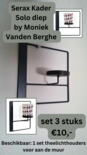 Serax - Kader Solo diep by Moniek Vanden Berghe - set of 3 pieces Super Sale