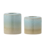 Bloomingville - Candleholder Safie green S/2