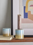 Bloomingville - Candleholder Safie blue S/2