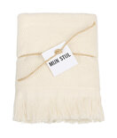 Mijn Stijl - Towel with fringes Creamy