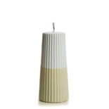 Rustik Lys - Outdoor Pillar Candle Grooved Sand S