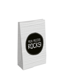 Gift bag 'Mijn meester rocks', L