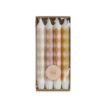 Rustik Lys - Dinner candle By Kimmi Harlekin s/4